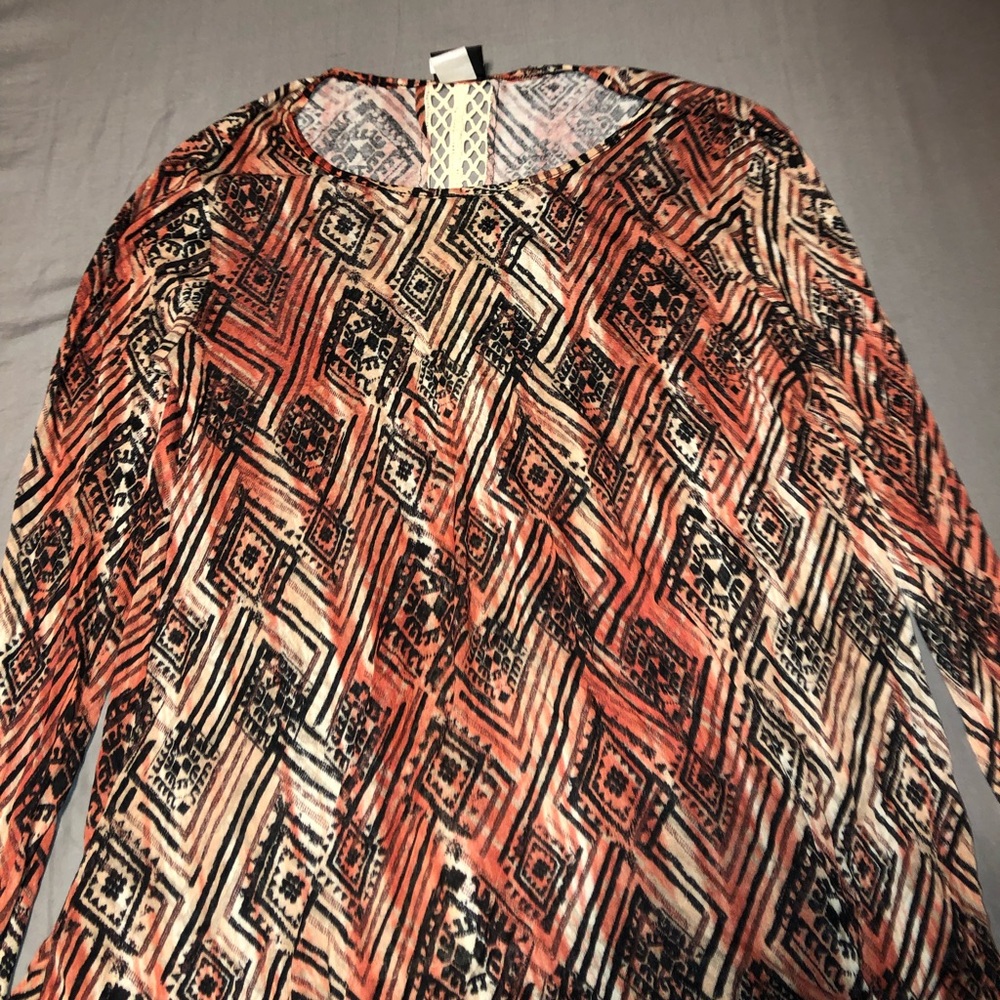 BKE tribal print long sleeve